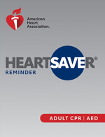 Heartsaver Adult CPR AED Digital Reminder Card